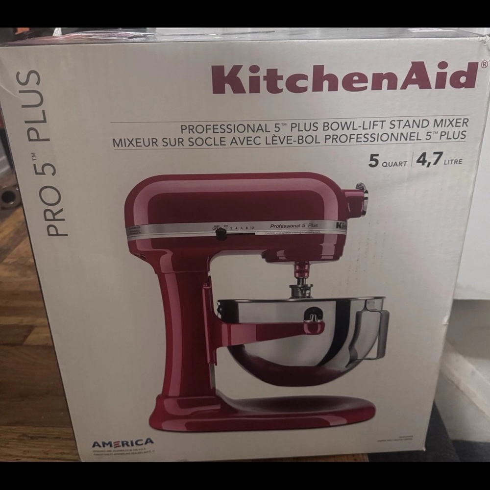 KitchenAid Professional 5 Plus in Bold Red